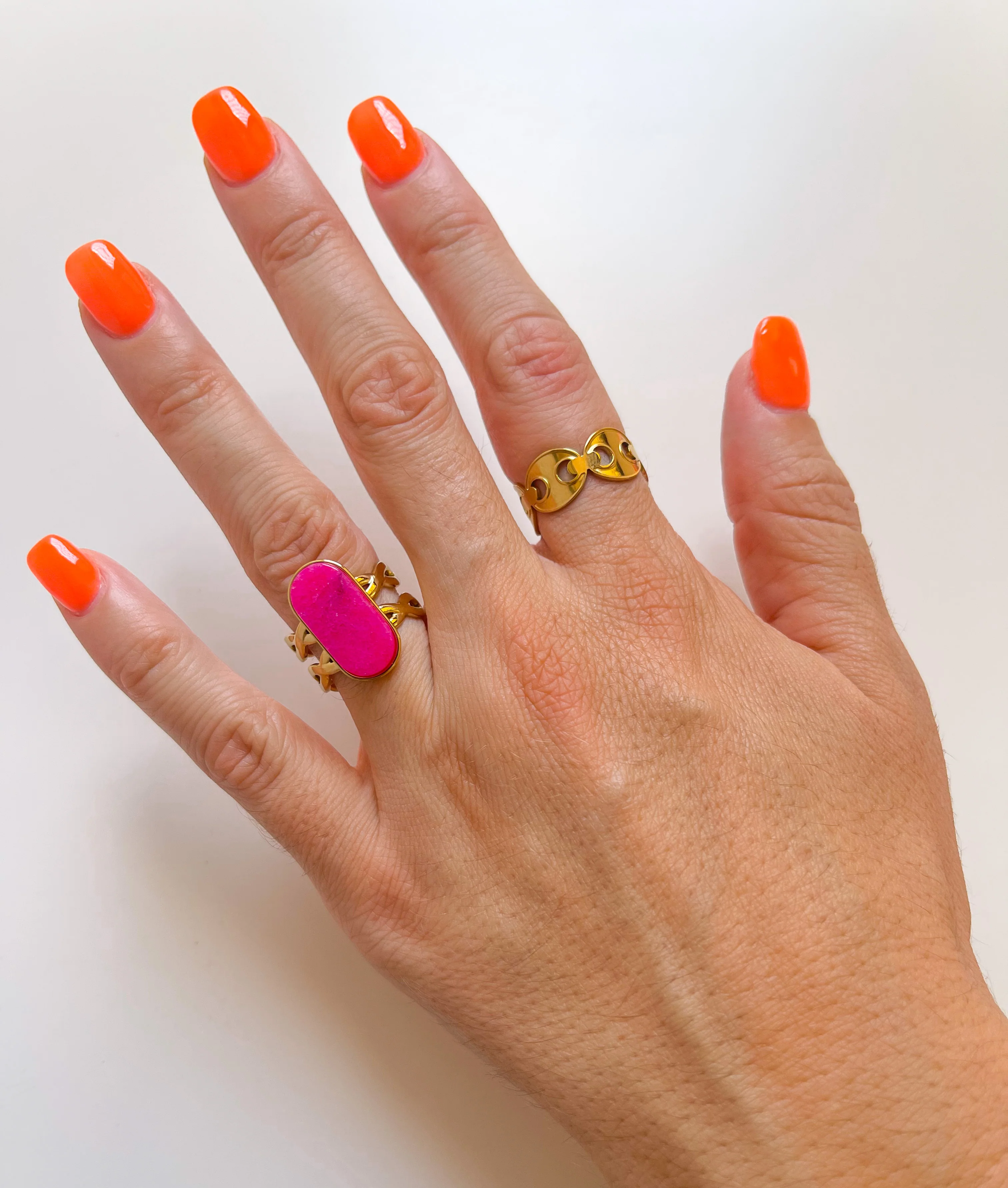 Anillo cadena dorado - Image 4