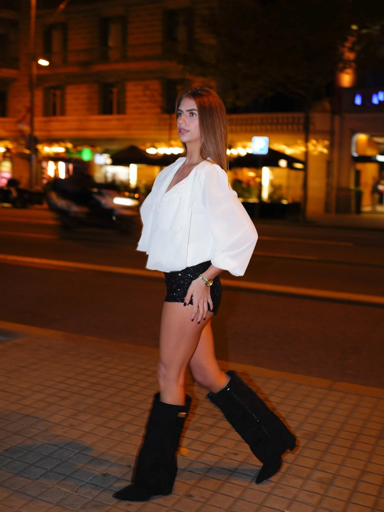Blusa volante romántica blanca - Image 8