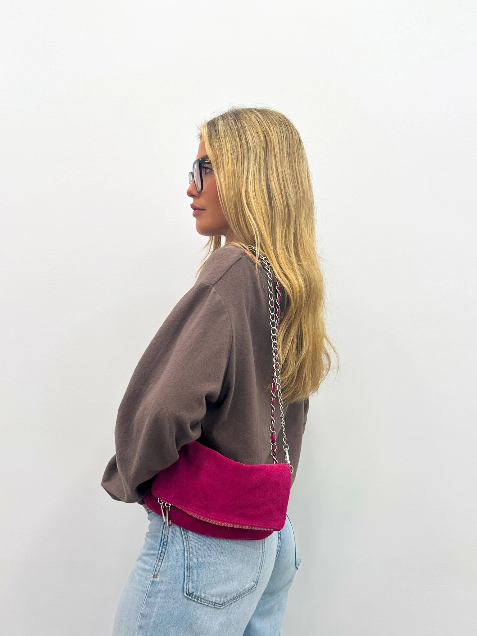 Bolso cadenas ante fucsia - Image 5