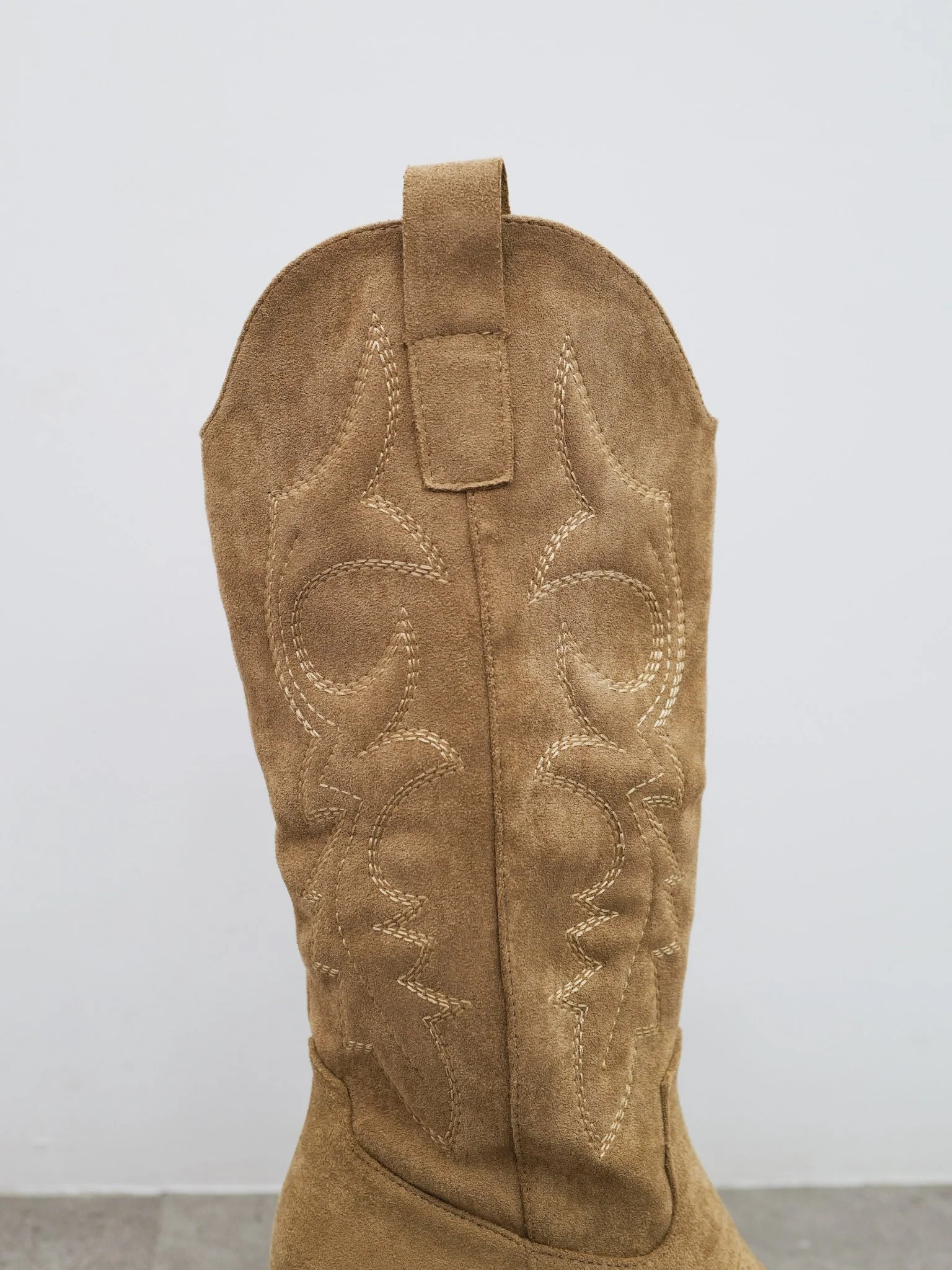 Bota punta cowboy beige - Image 4