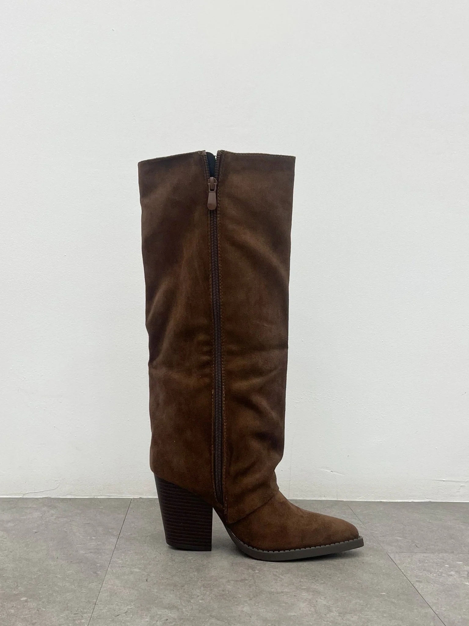 Botas cowboy flecos lateral chocolate - Image 5