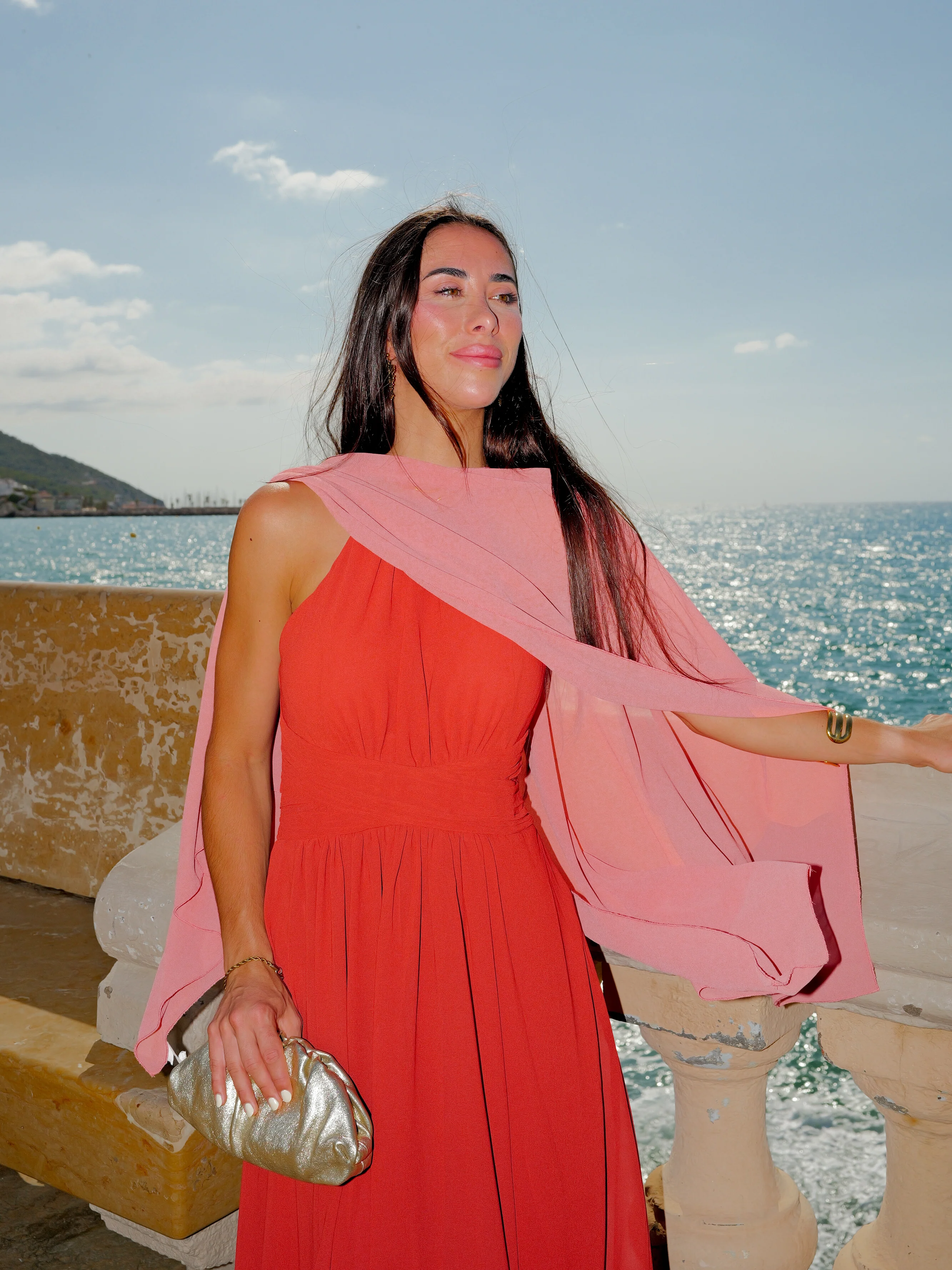 Chal capa gasa coral - Image 2