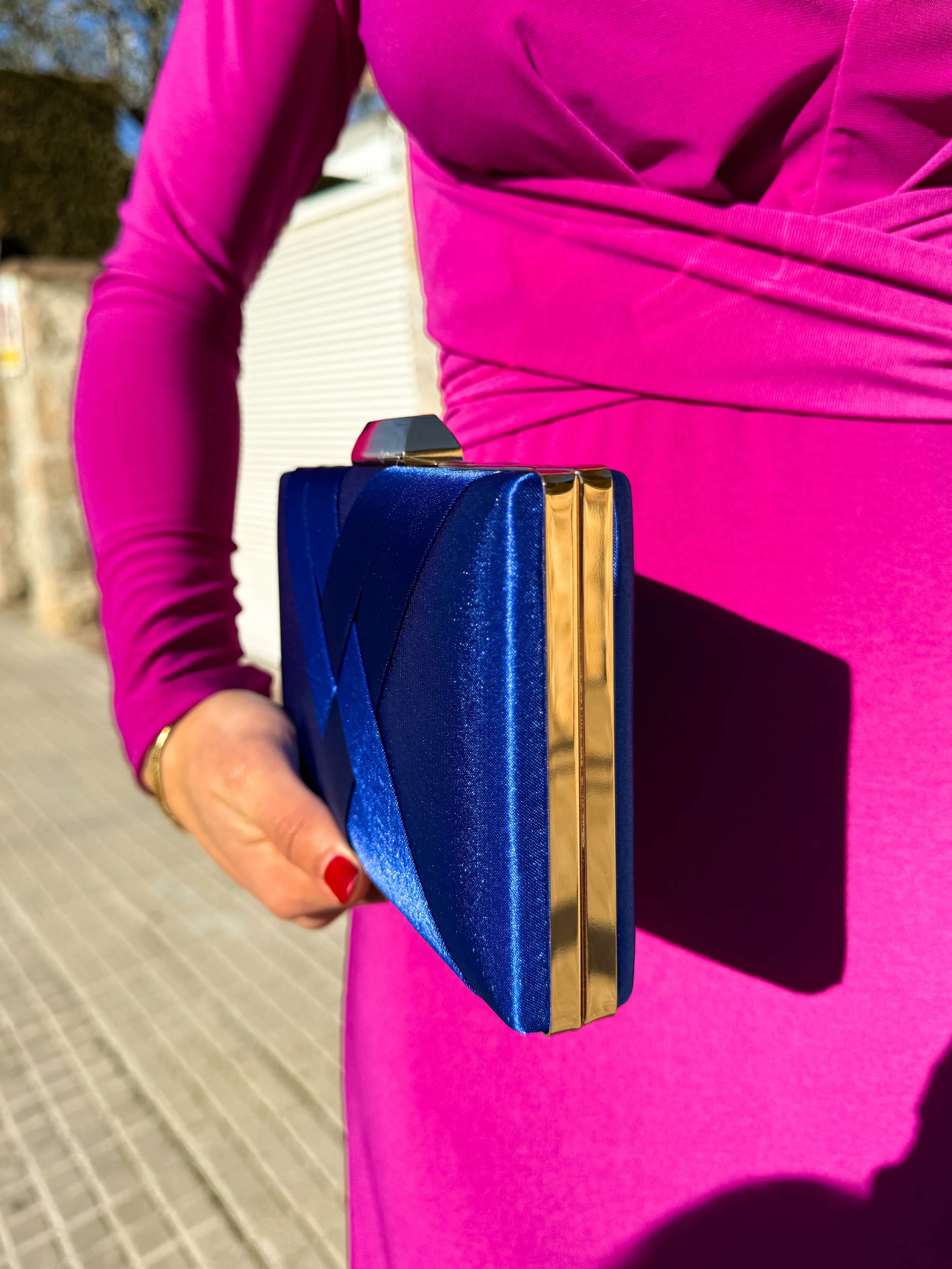 Clutch satinado klein - Image 7