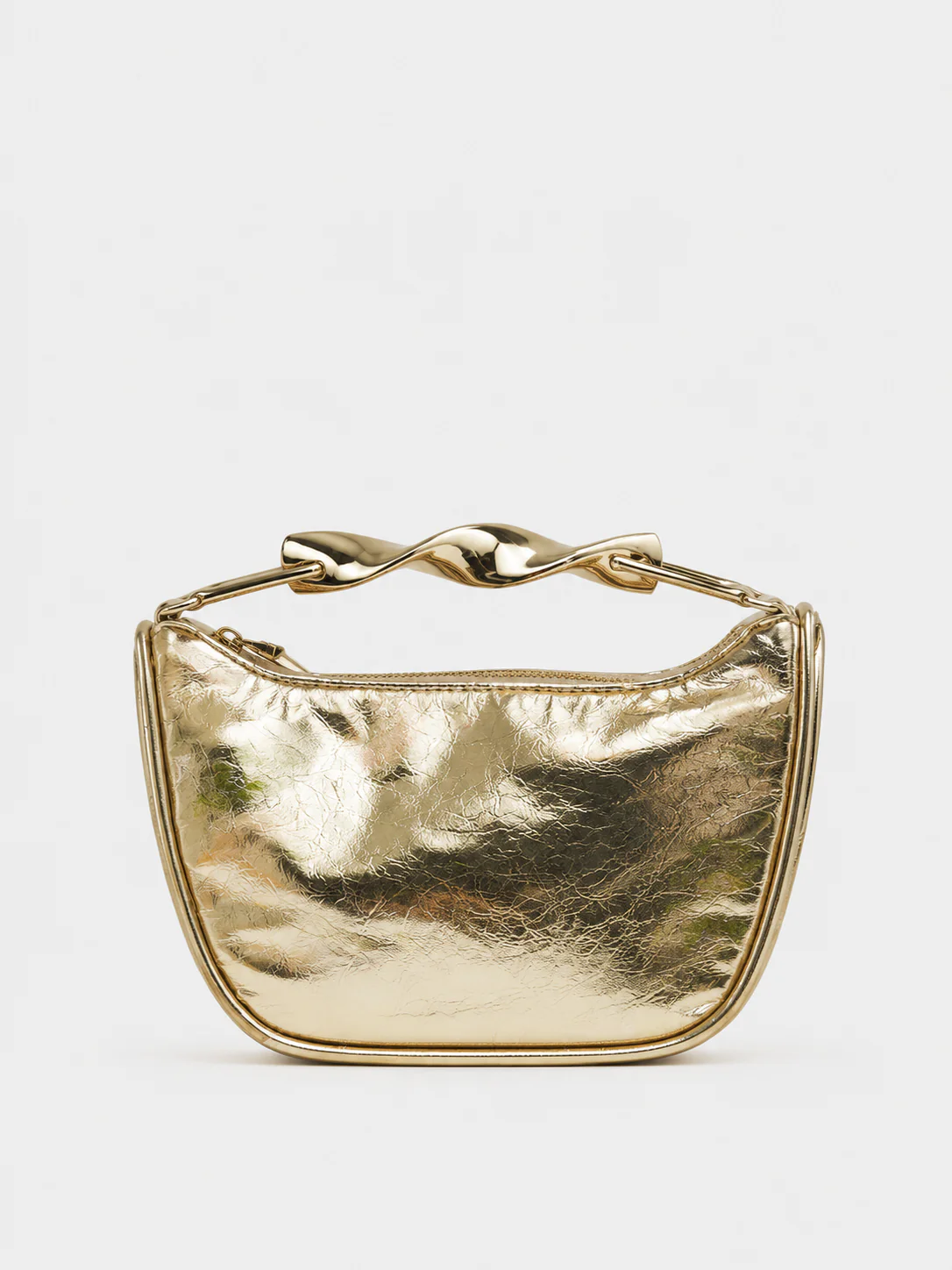 Clutch semiluna dorado - Image 2