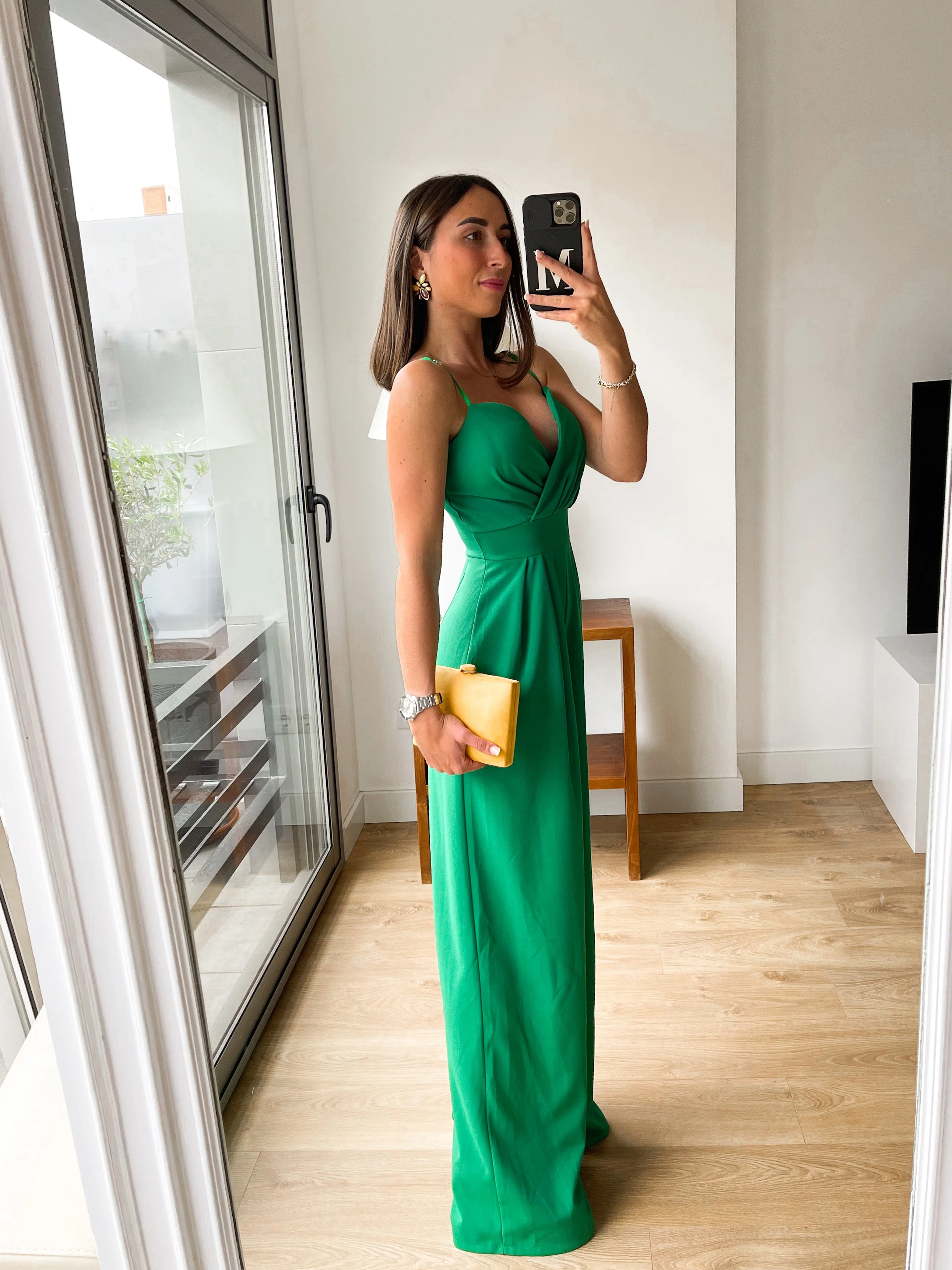 Mono crepe corazón verde - Image 4