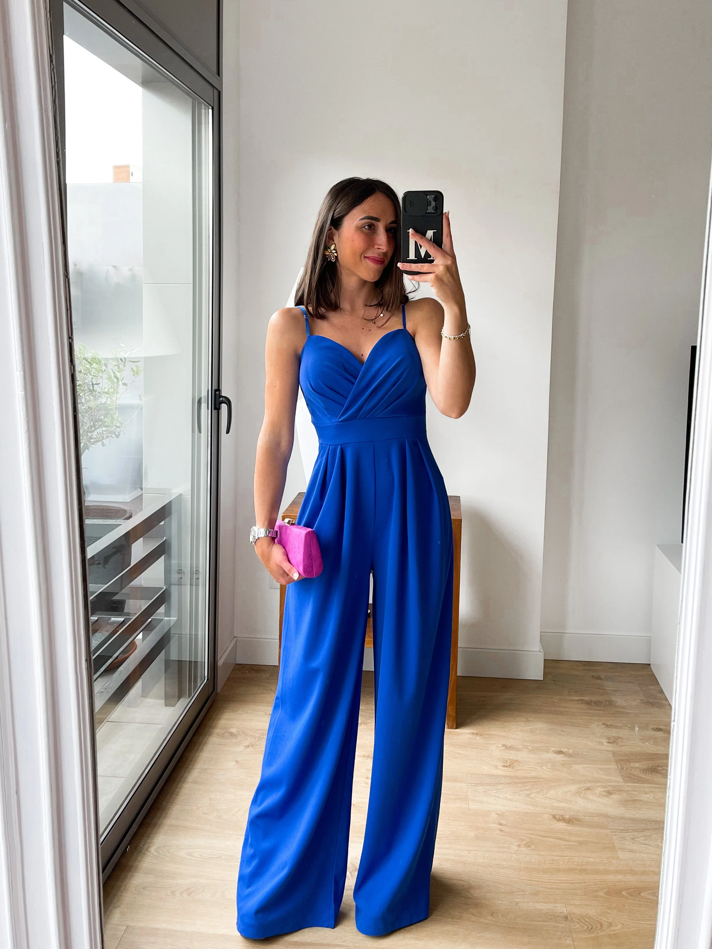 Mono crepe corazón azul - Image 3