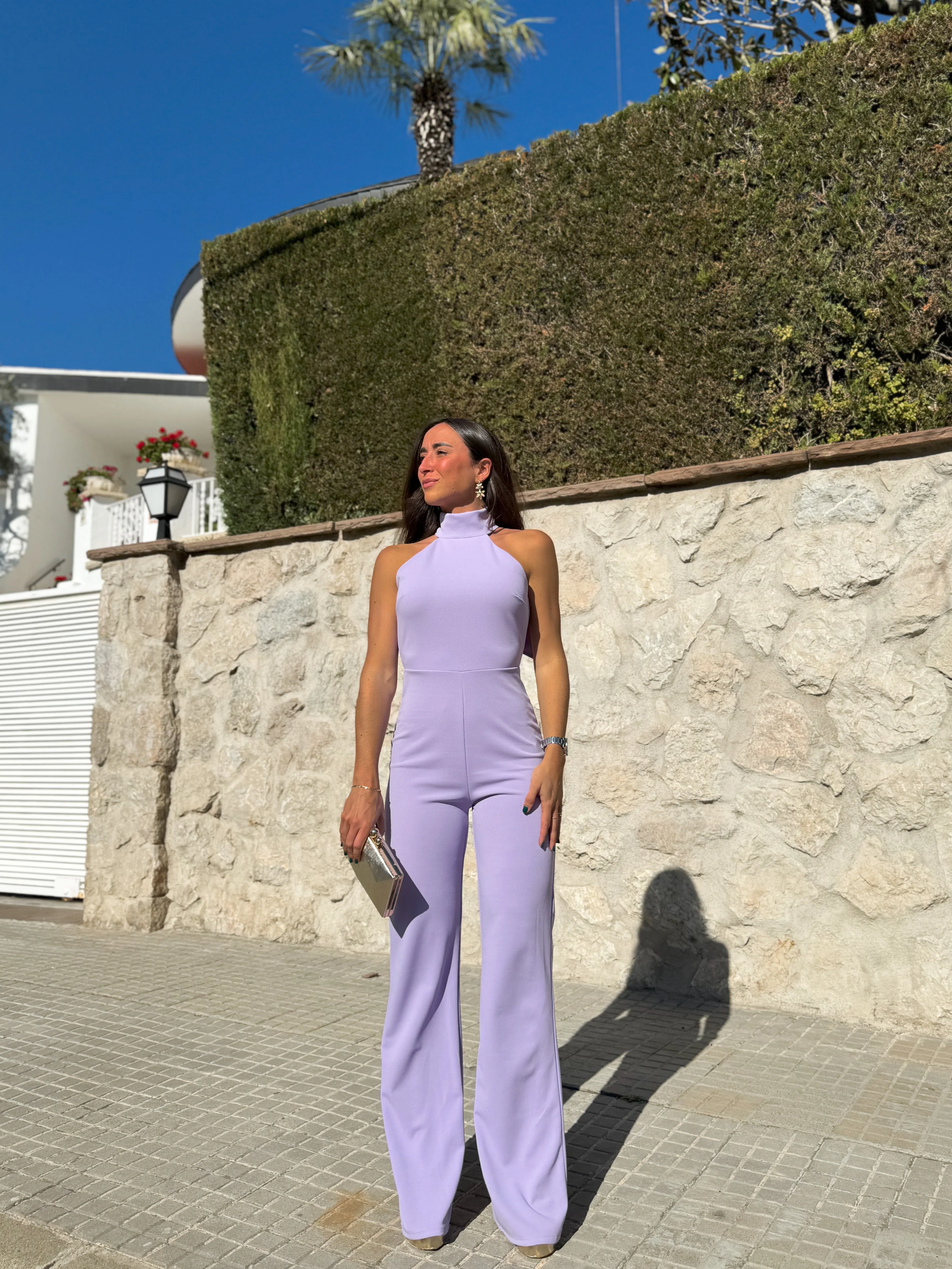 Mono halter crepe lila - Image 5