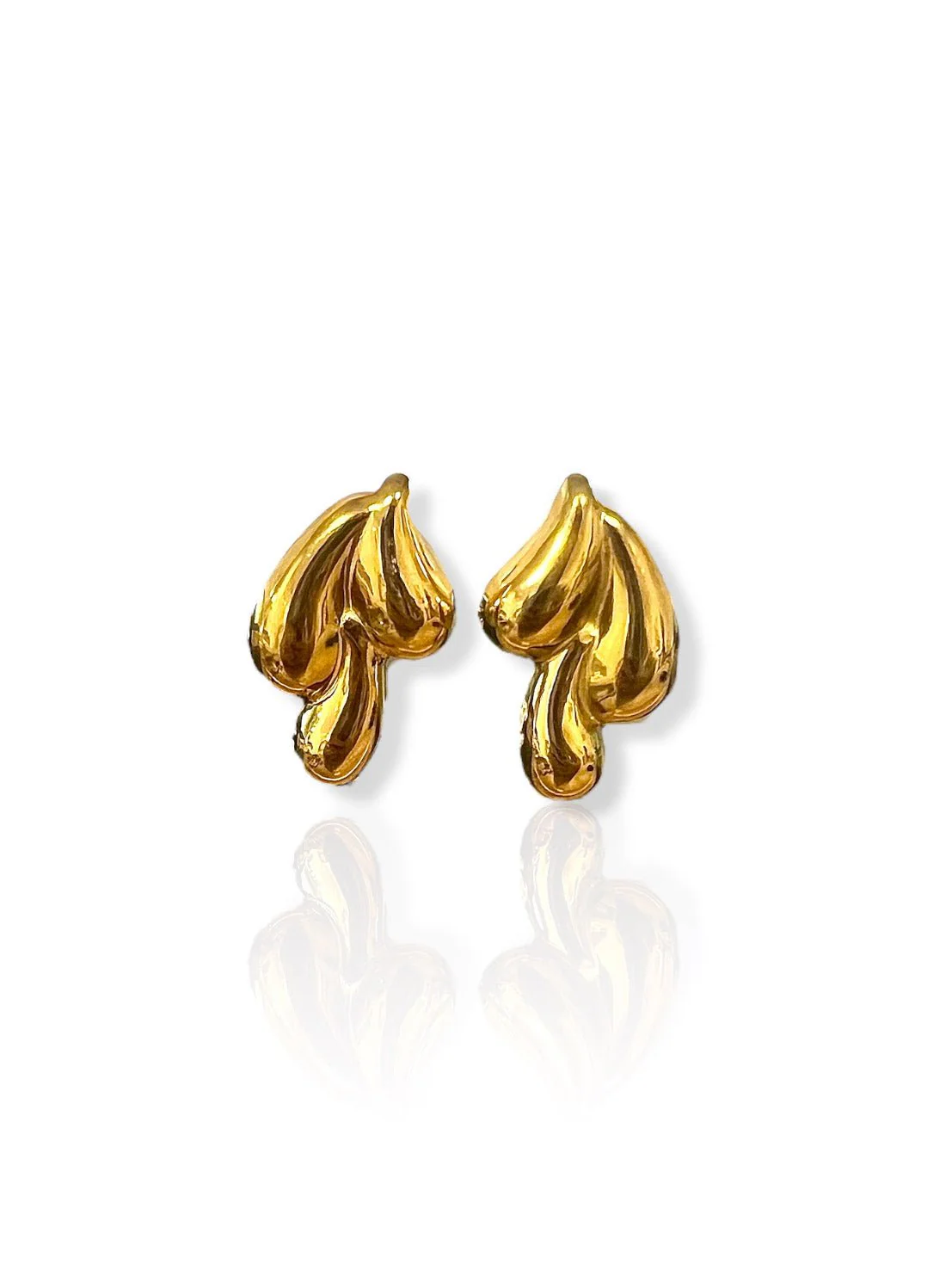 Pendientes gotas doradas - Image 3