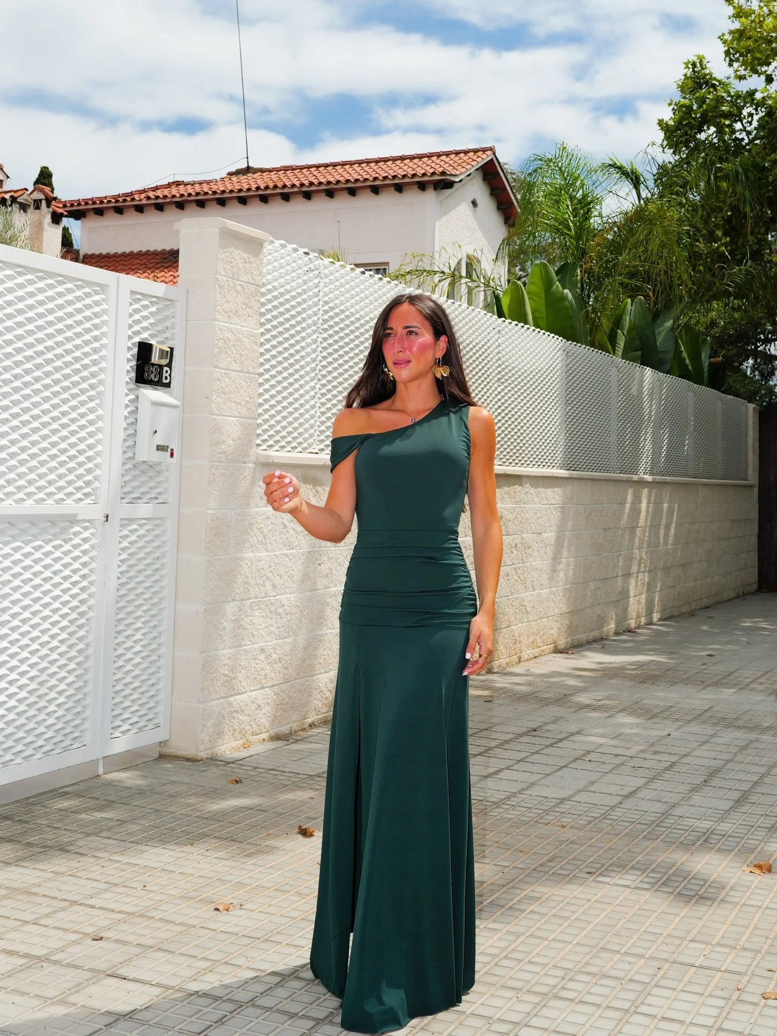 Vestido asim manga banda botella - Image 11