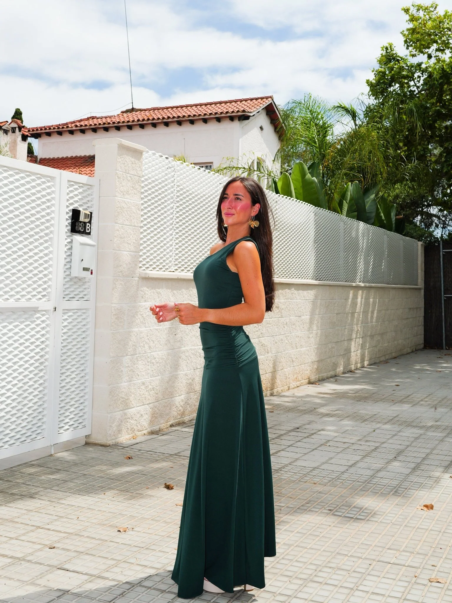 Vestido asim manga banda botella - Image 13
