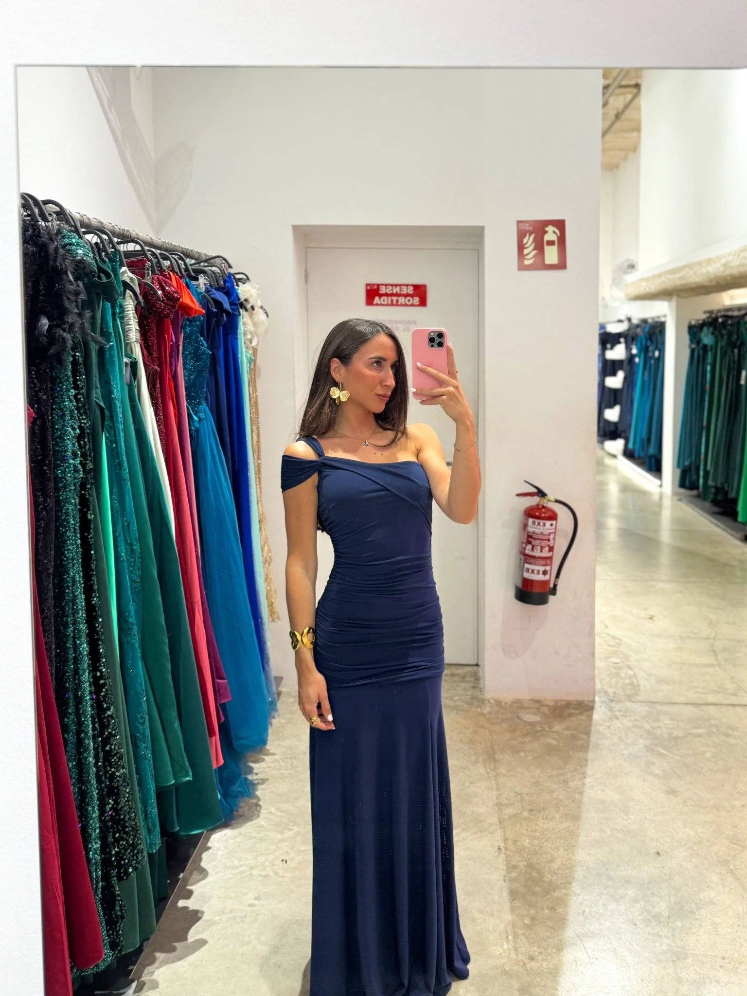 Vestido asim tirante nudo marino - Image 8