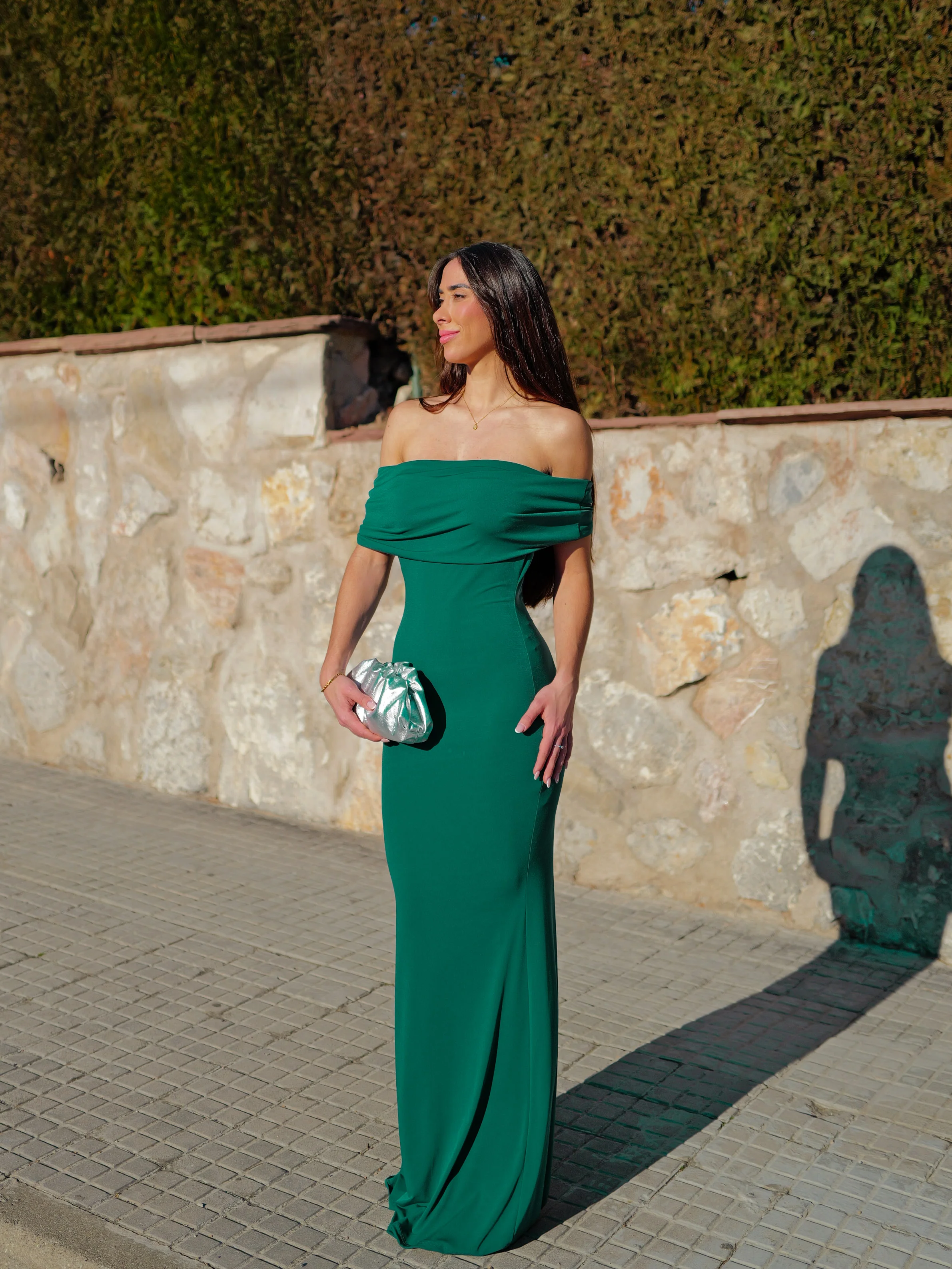 Vestido bardot espalda botella - Image 4