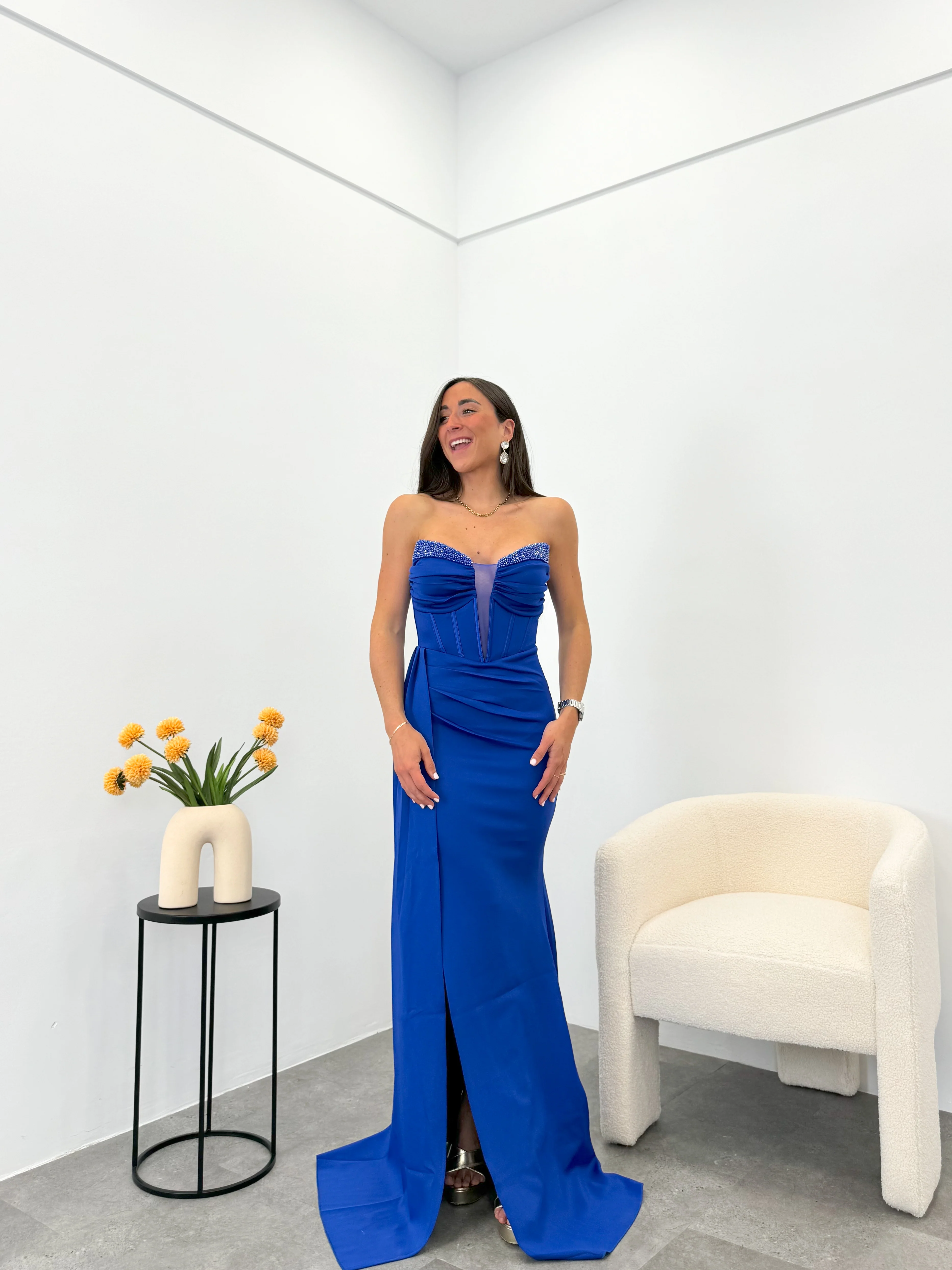 Vestido copas pedrería klein - Image 3