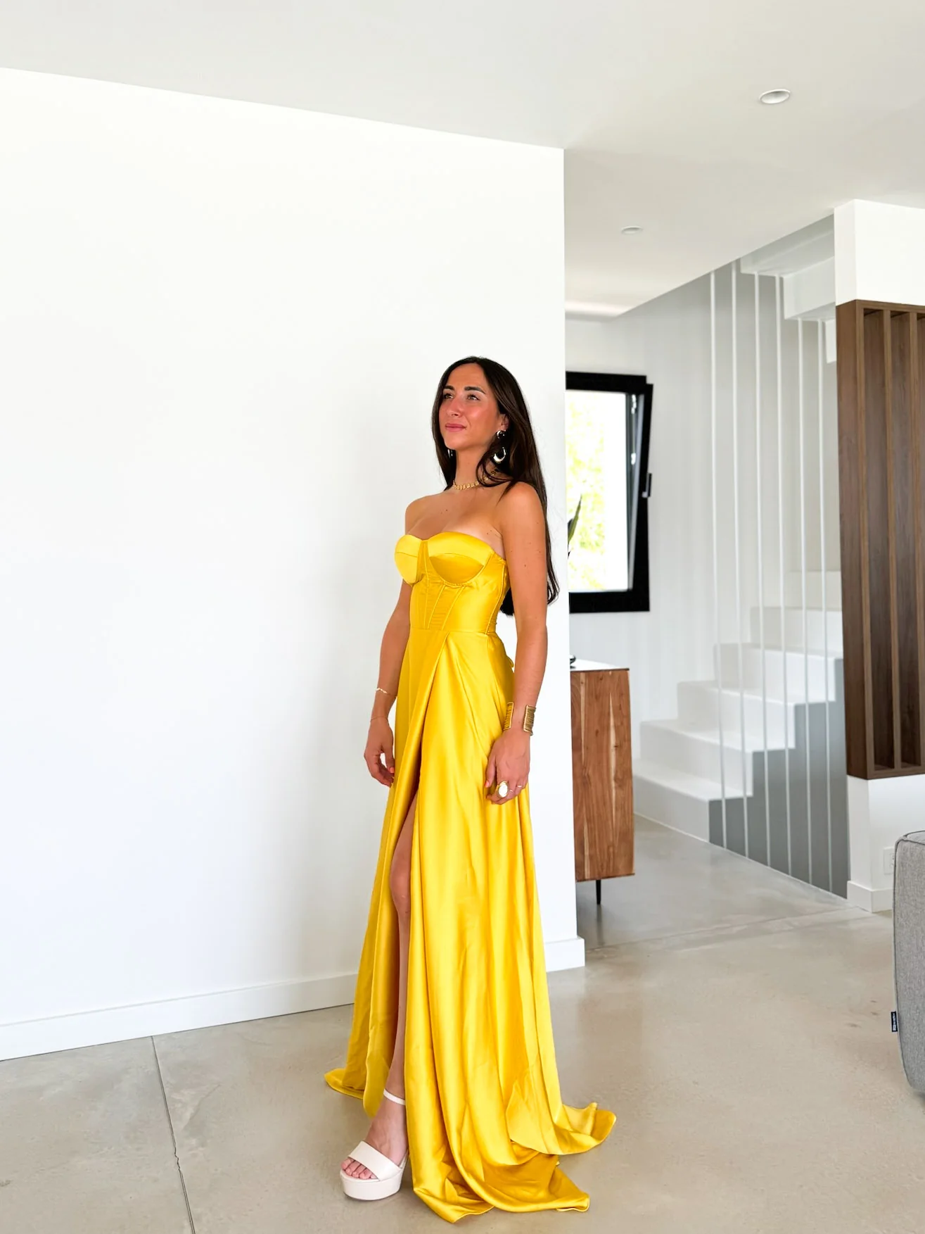 Vestido corse palabra amarillo - Image 6