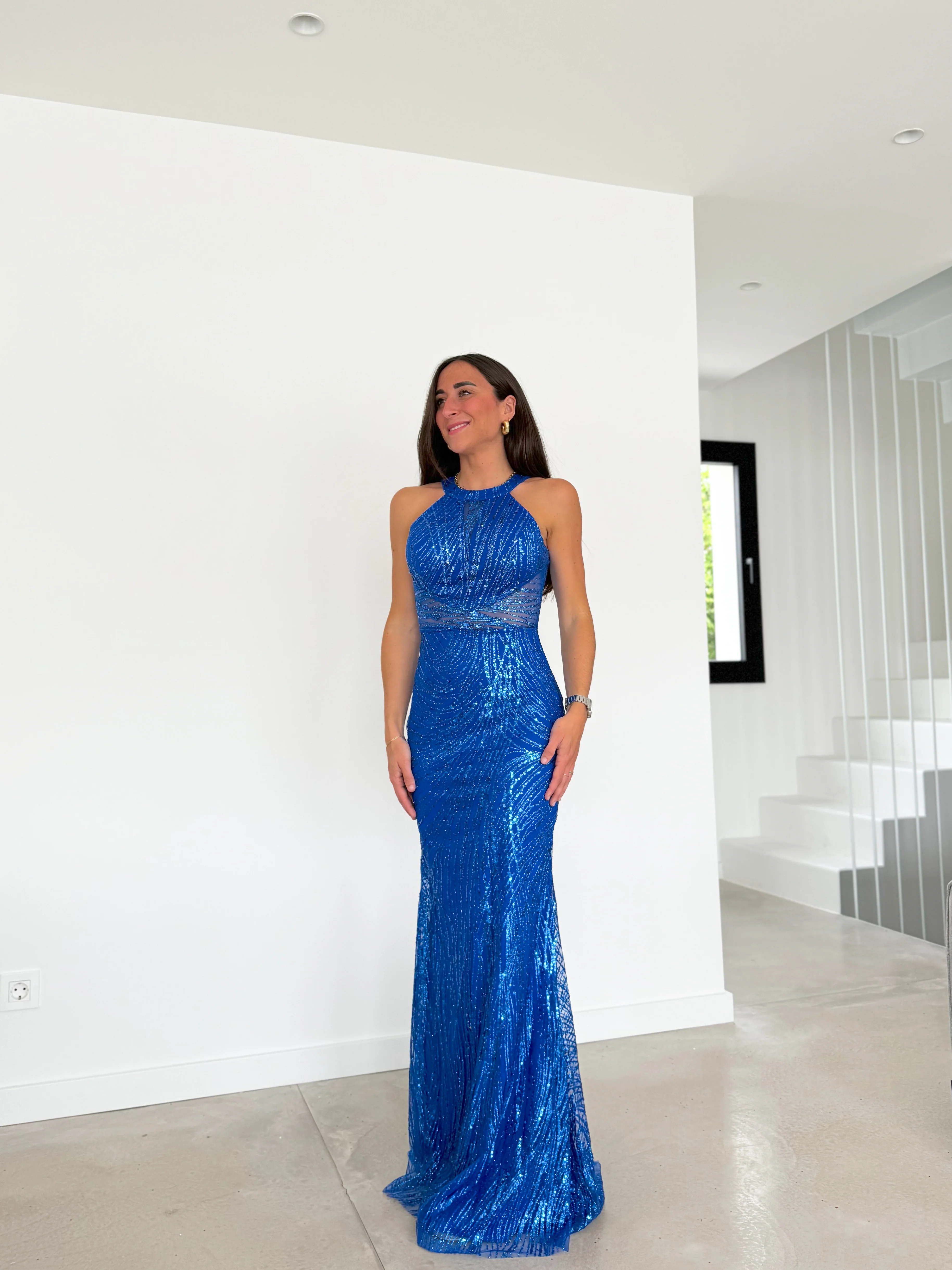 Vestido halter pedreria klein - Image 2