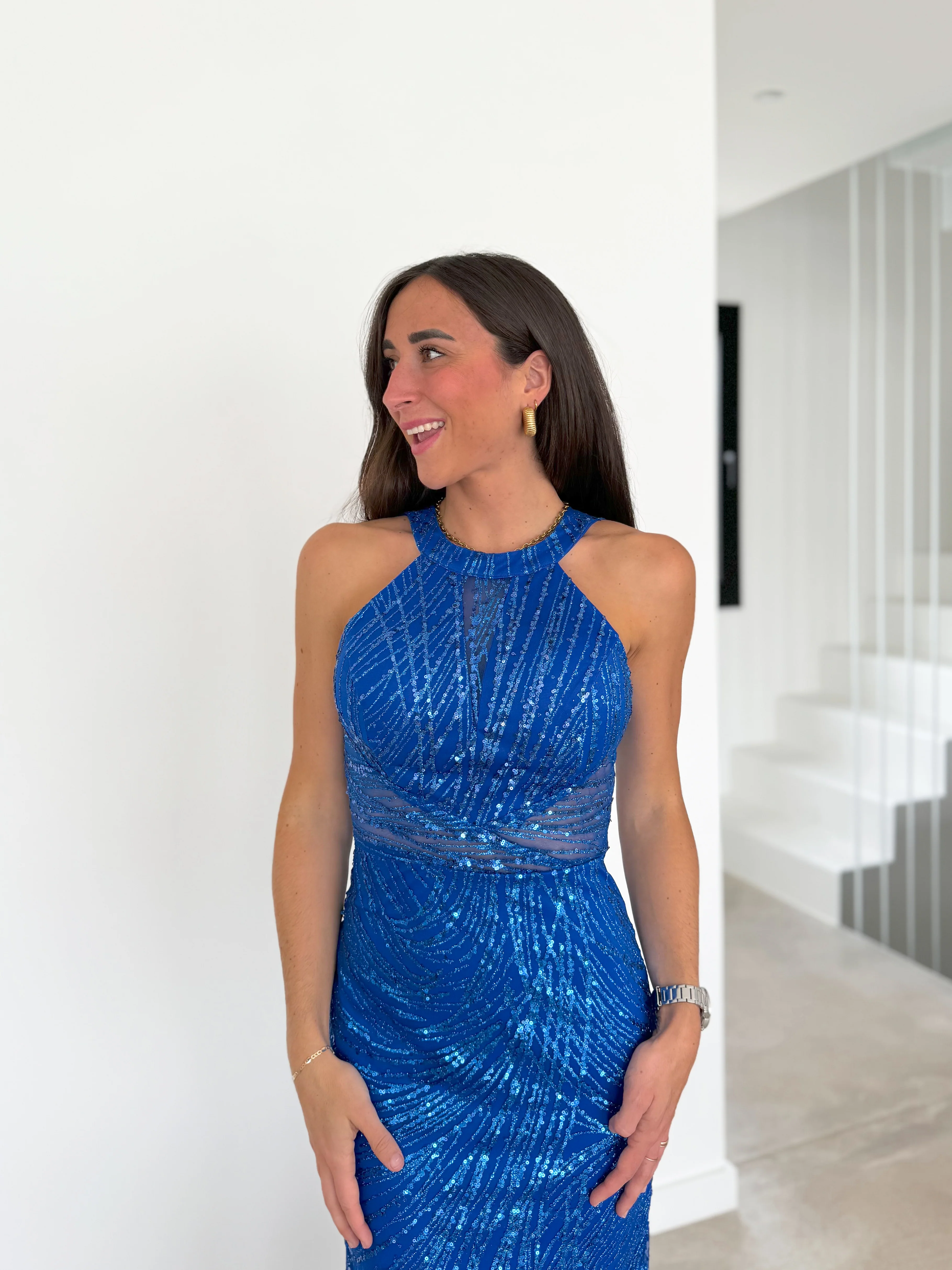 Vestido halter pedreria klein - Image 5