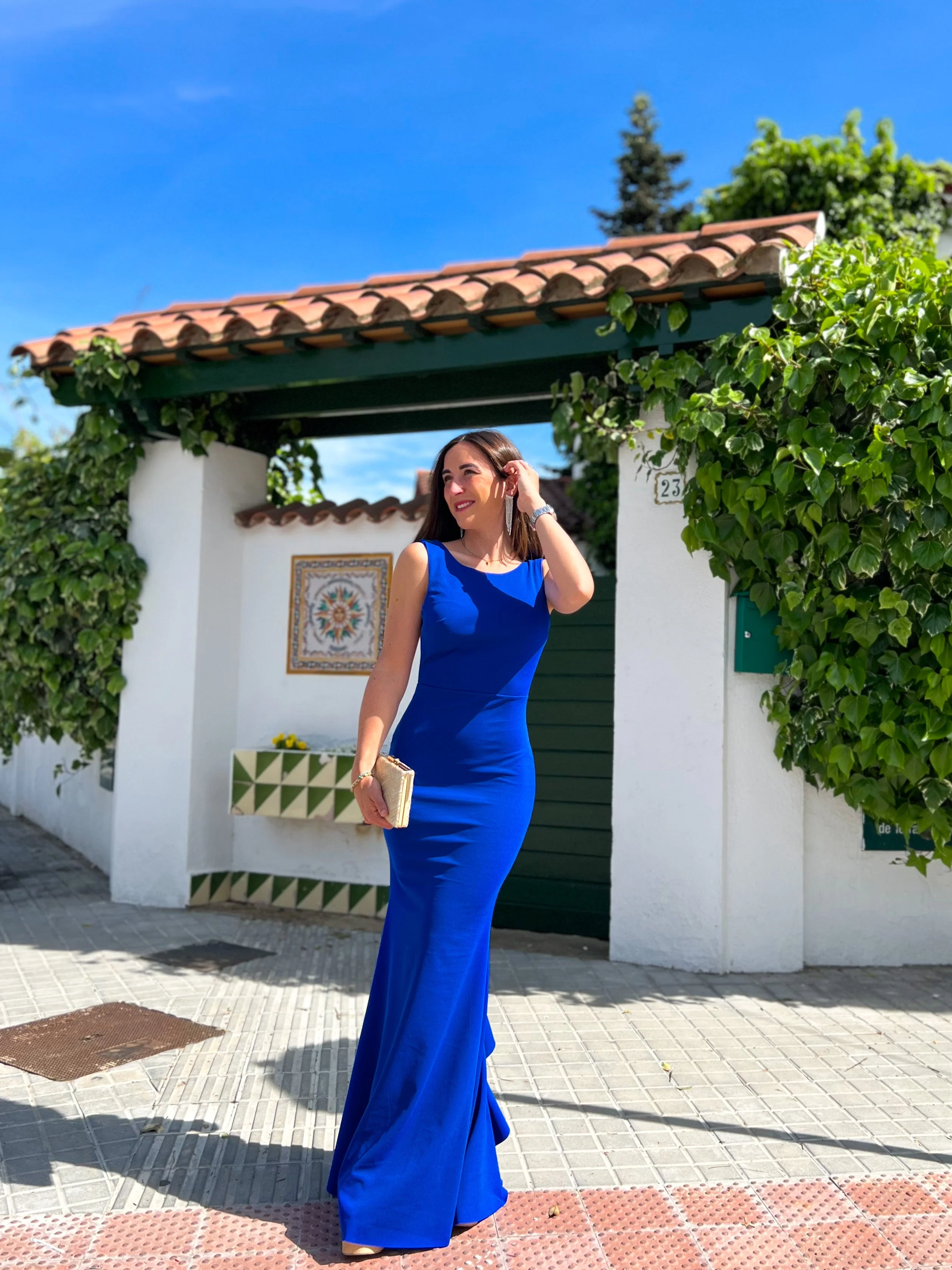 Vestido largo sirena klein - Image 10