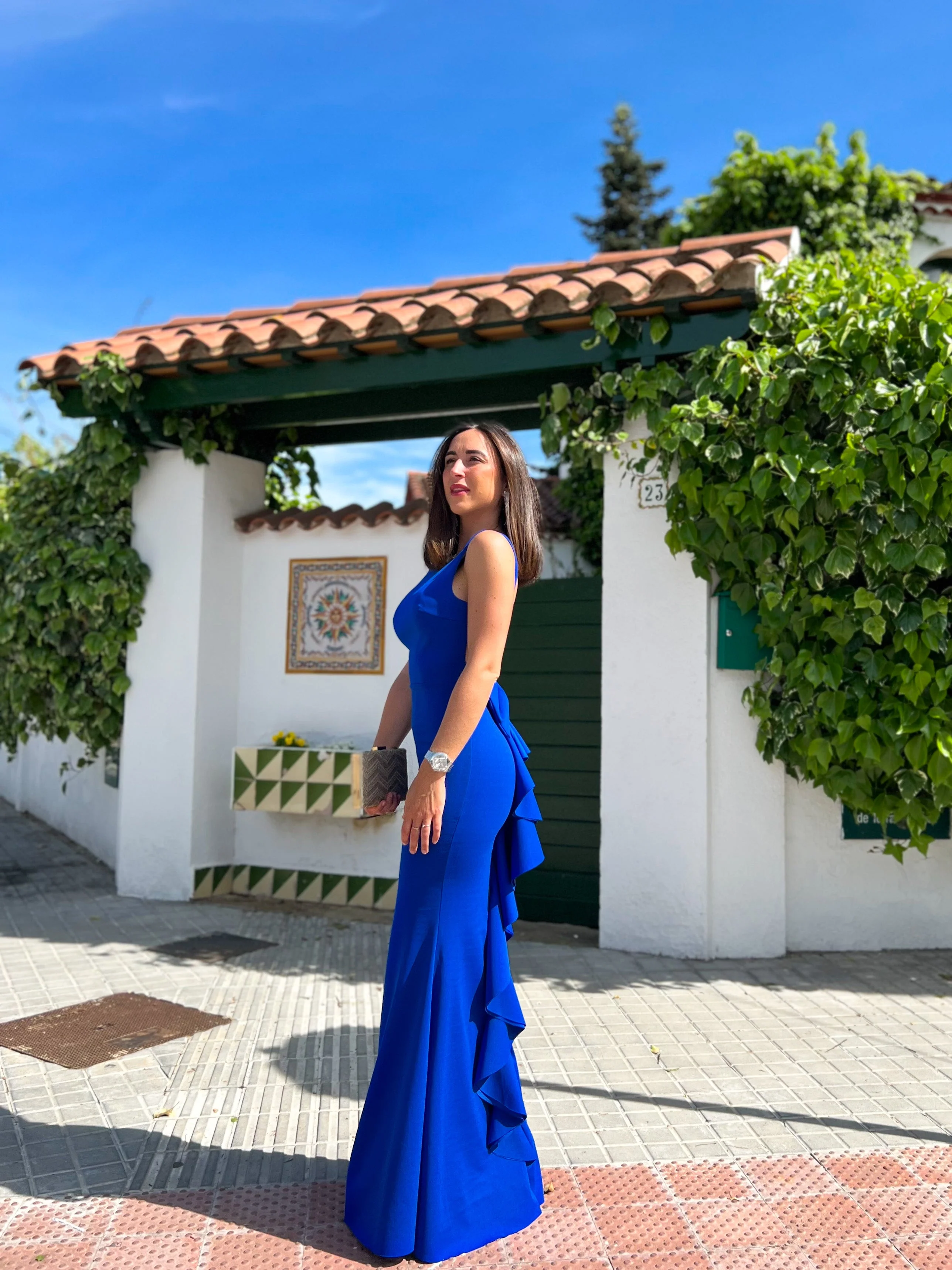 Vestido largo sirena klein - Image 6