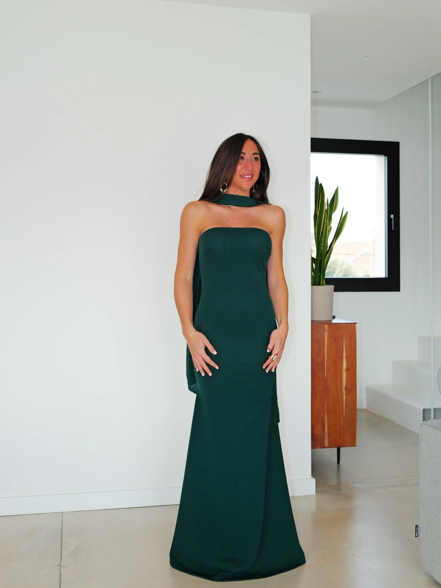 Vestido sirena choker tulle botella - Image 2