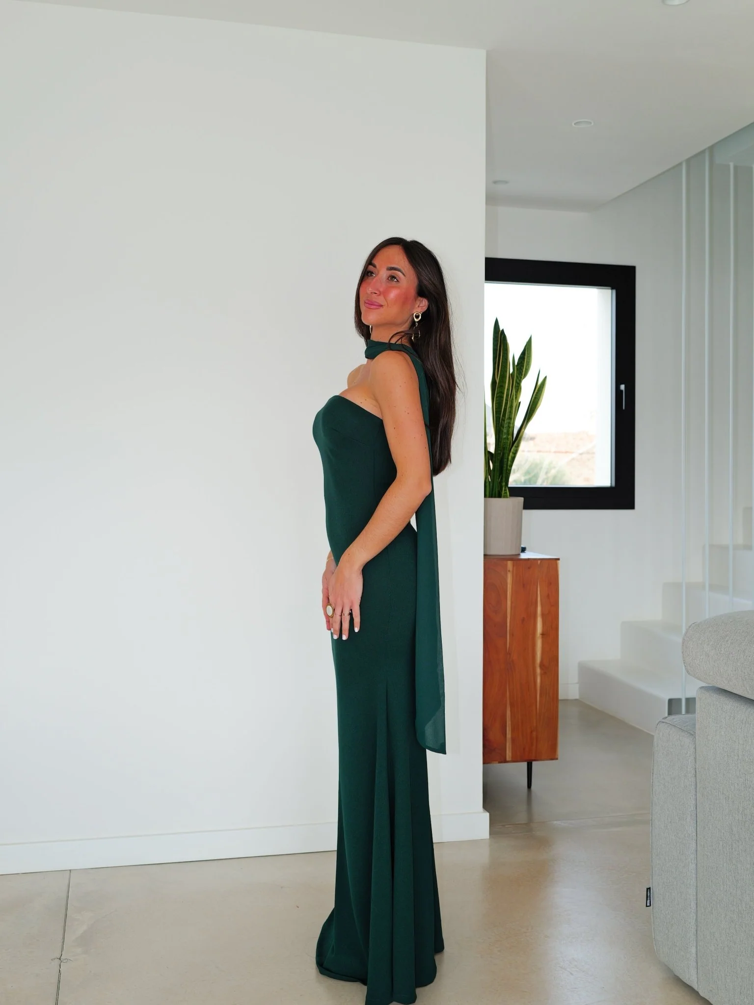 Vestido sirena choker tulle botella - Image 3