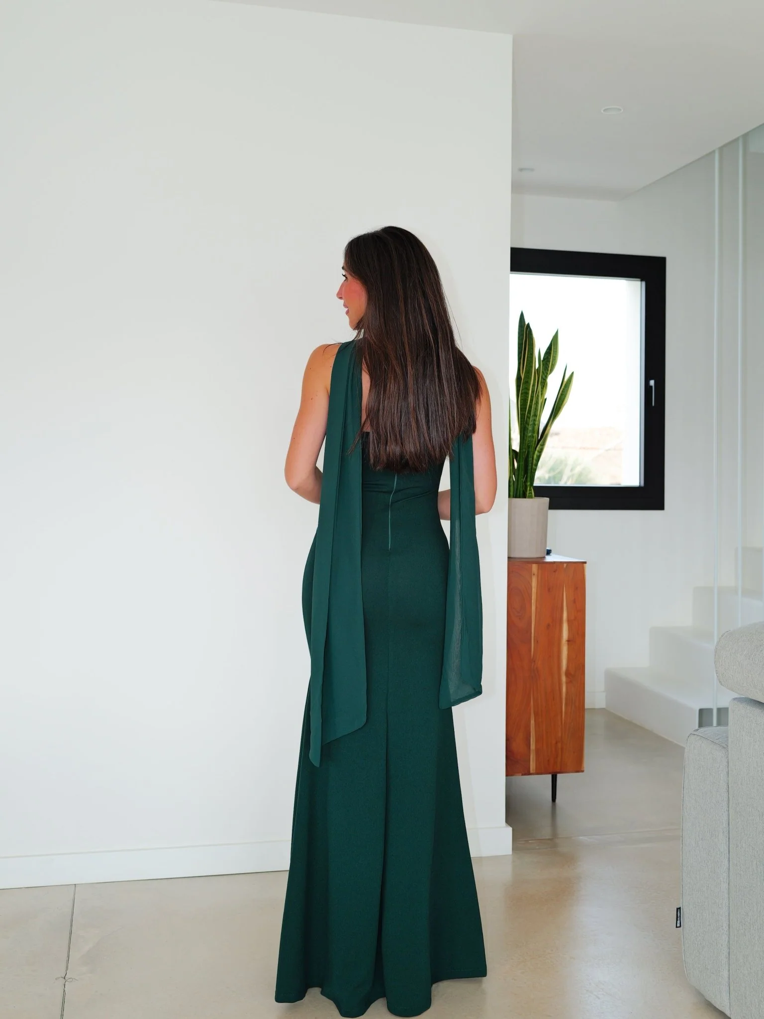 Vestido sirena choker tulle botella - Image 5