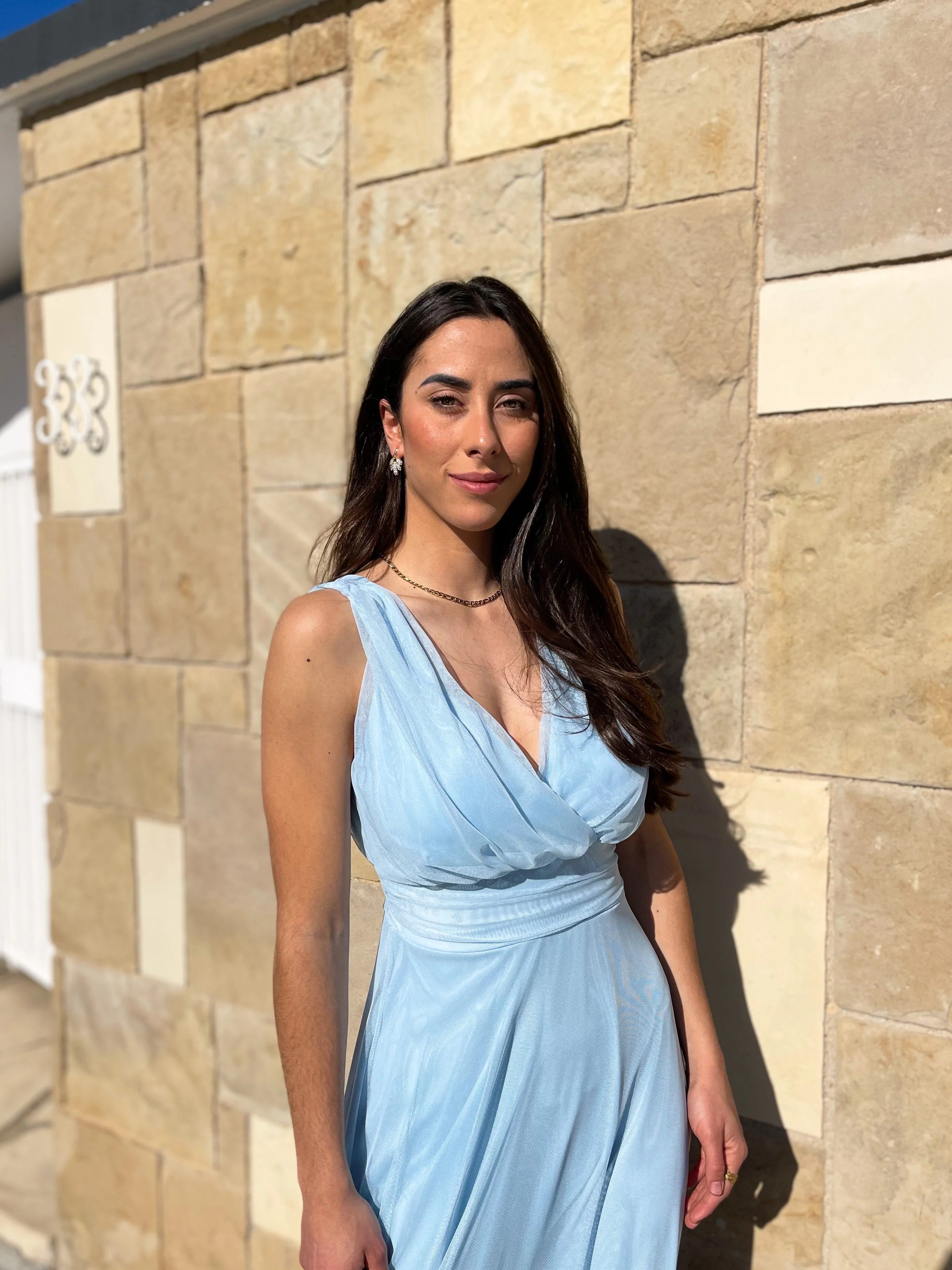 Vestido tulle pico azul - Image 3