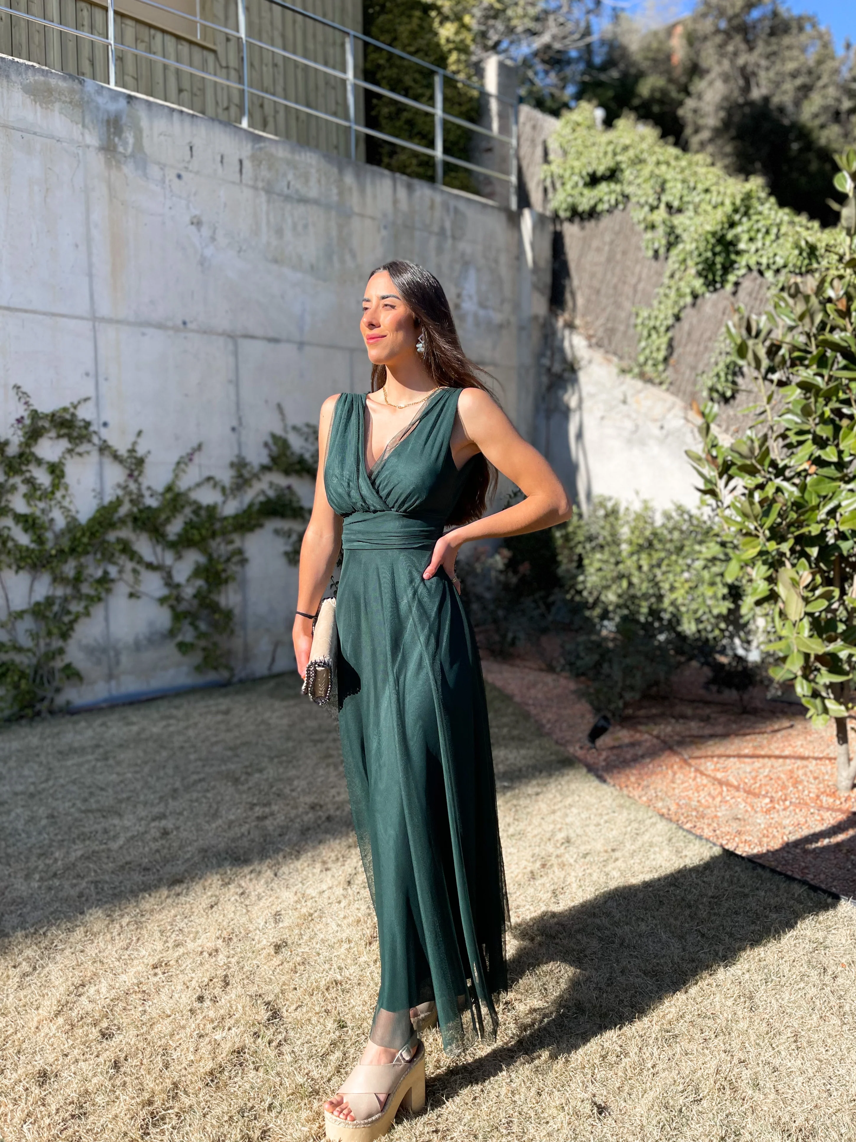 Vestido tulle pico botella - Image 4