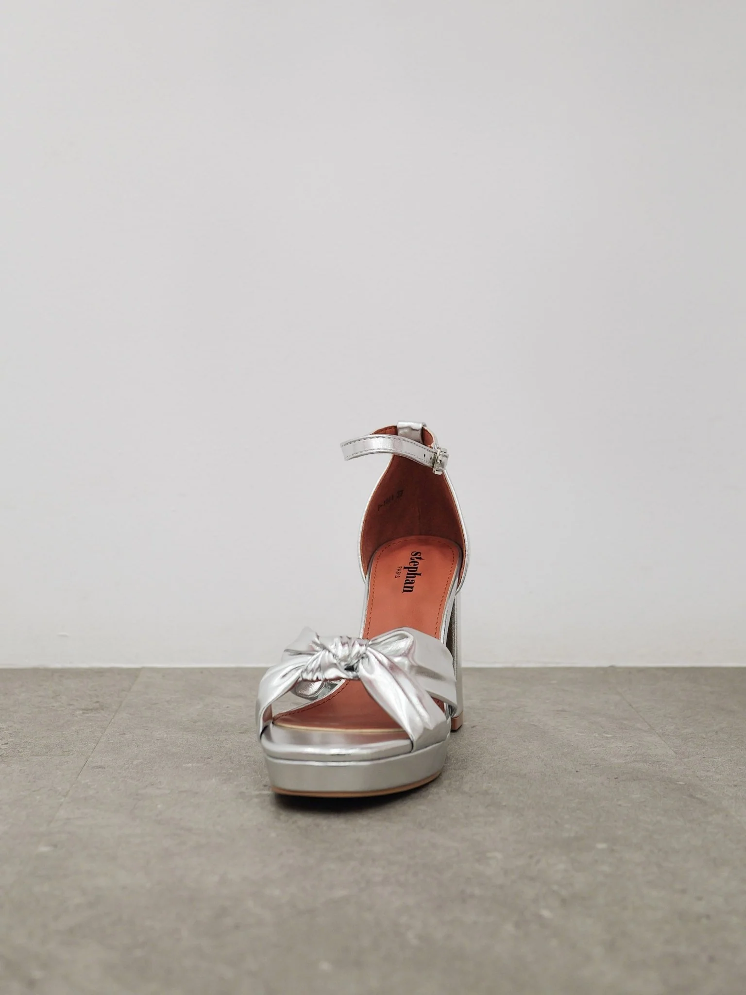 Zapatos plataforma nudo plateado - Image 5